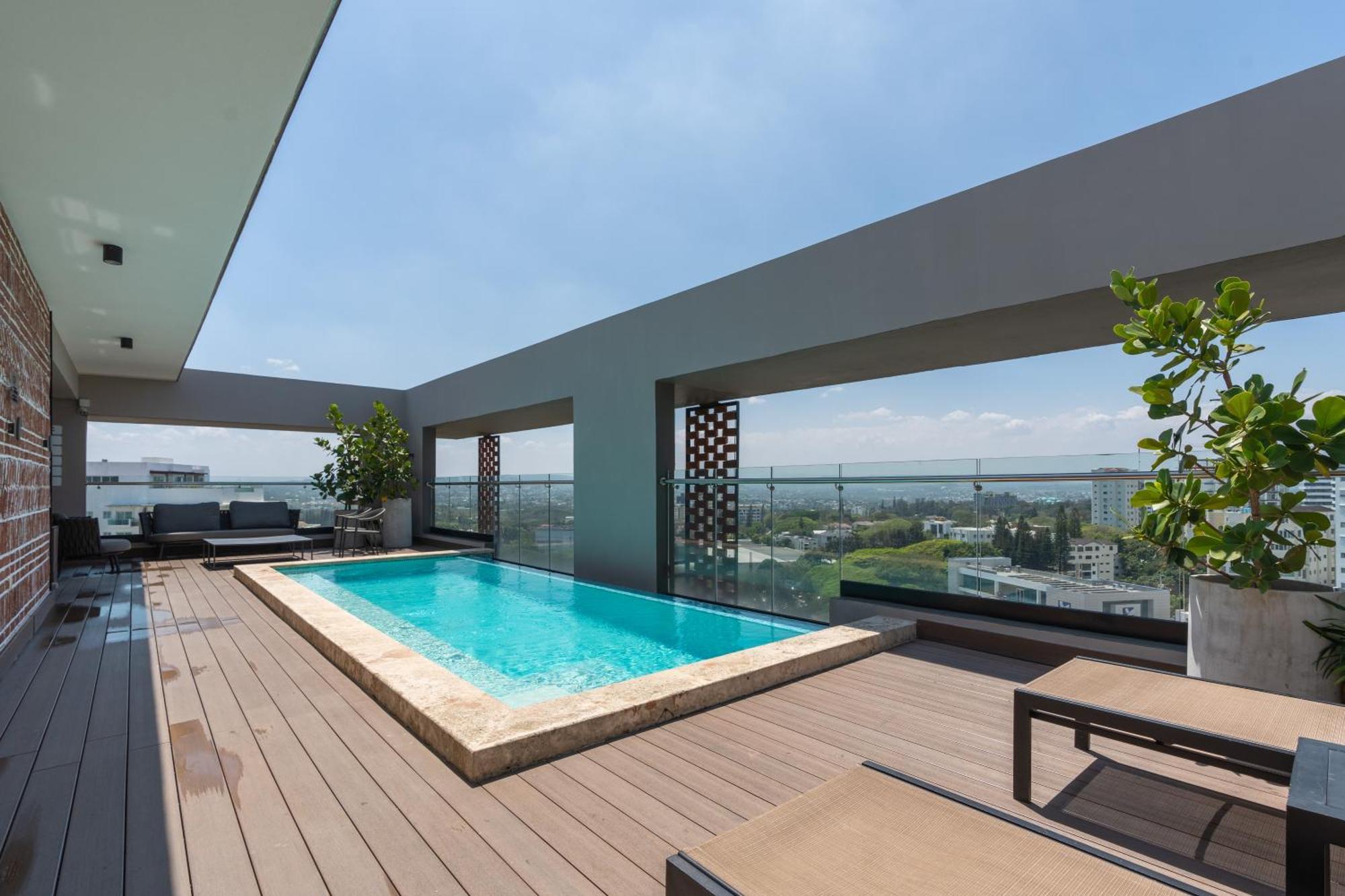 Modern Luxury Condo With Rooftop Pool & Gym Santiago De Los Caballeros Extérieur photo